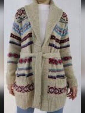 TNA Sea to Sky wool And Cashmere Cardigan Sweater Size Small